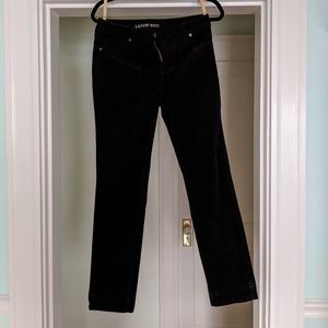 Lands End black corduroy pants